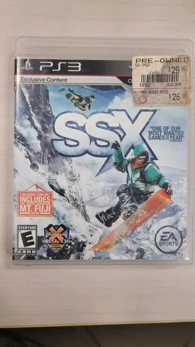 PS3 북미판 SSX